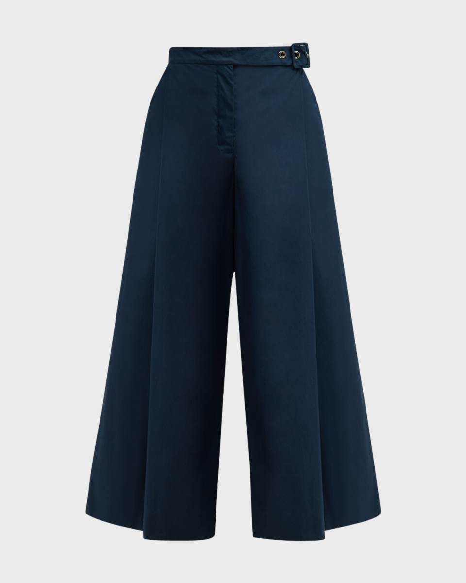 Assiro Belted Wide-Leg Ankle Pants